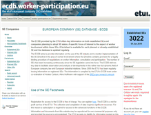 Tablet Screenshot of ecdb.worker-participation.eu